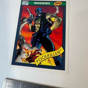 1990 MARVEL UNIVERSE SERIES 1 # 87 Foolkiller